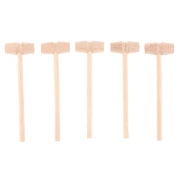 1/5/10Pcs Martillo de madera