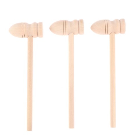1/5/10Pcs Martillo de madera