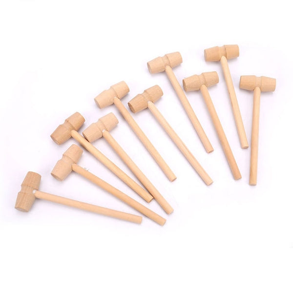 1/5/10Pcs Martillo de madera